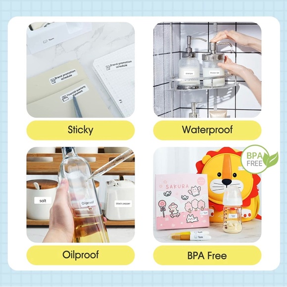 Portable Wireless Connection Label Printer - Picture 4 of 7